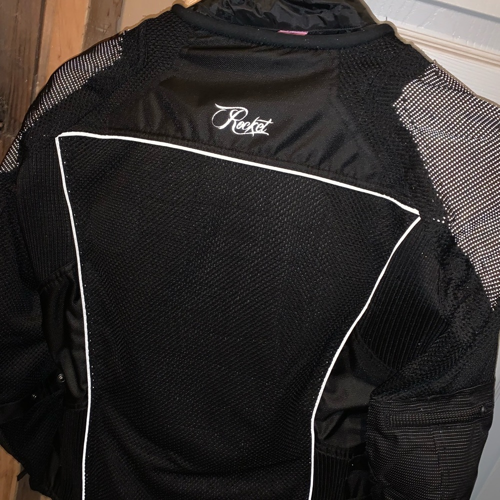 Motorcycle Jacket with Padding - Picture 2 of 5